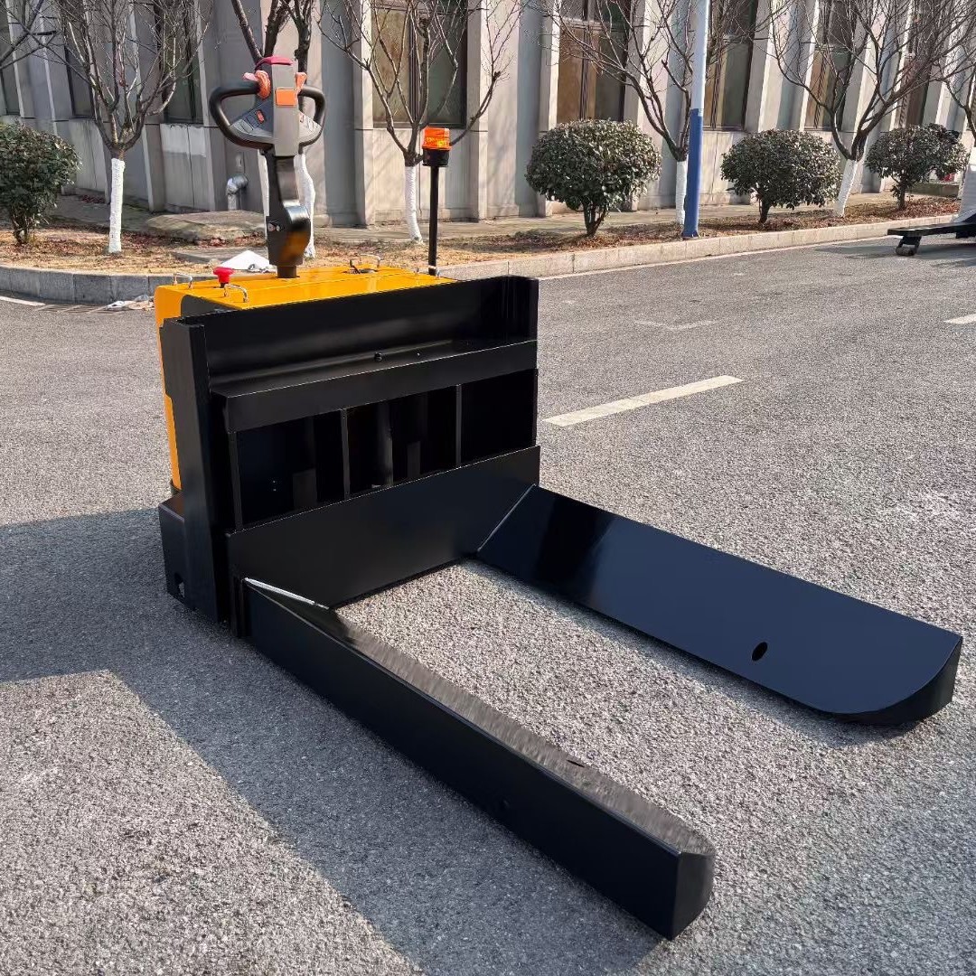 普尔夫电动纸筒搬运车全自动卷膜叉车电缆线纺织圆形拖车叉车非标