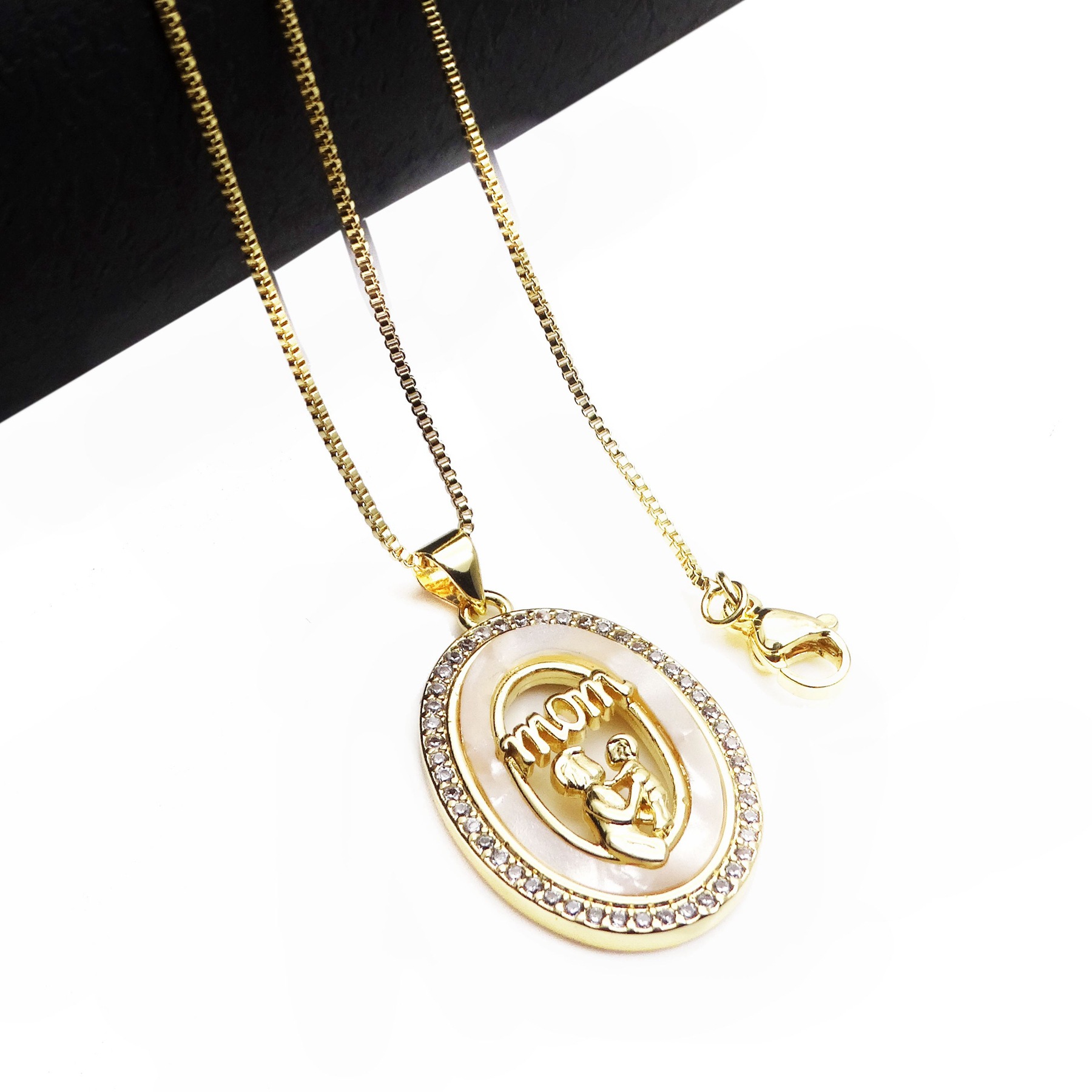 7g Weight Copper Pendant Material Zircon Inlay Material Pendant Necklace Classification Copper Chain Material 1 Piece Quantity Casual Occasion Copper Material Letter, Heart Shape Pattern Women's Gender Inlay Design Simple Style Style Copper Inlay Letter Heart Shape Zircon Pendant Necklace 12