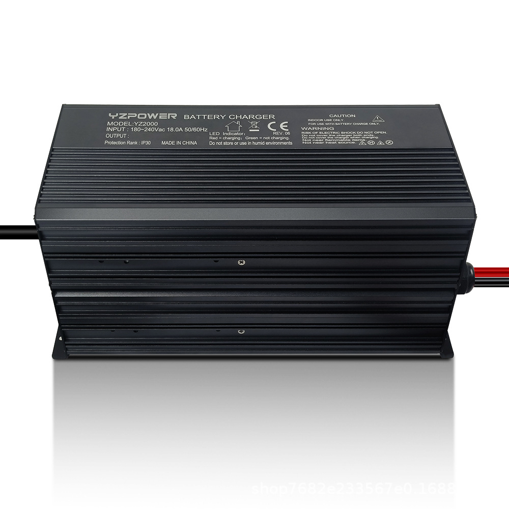 YZPOWER 12V100A 58.4V40A 大功率充电器 快充YZ5000S电池电源