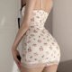 Sweet Floral Pajamas, Lace Suspenders, Slim Fit, Thin, Cool Home Wear, Nightgown, Sexy See-Through Hot Girl