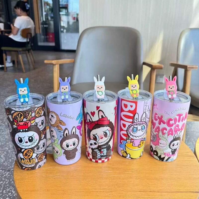クロスボーダーコーヒーカップ漫画パターンマトラブブ人形カップ新シリーズウォーターカップストローカップ魔法瓶カップバッチ|undefined