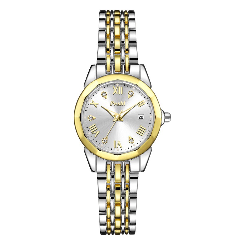 Venta caliente calendario único impermeable reloj de mujer POSHI marca reloj de cuarzo reloj de moda mujer TikTok live