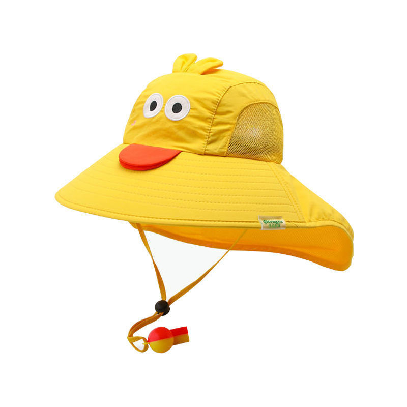 Children's sun hat boys and girls UV protection summer sun hat big brim outdoor sun hat thin breathable fisherman hat_voghion.com