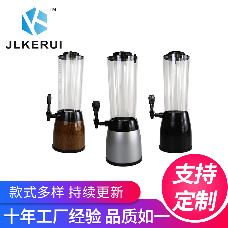 Cañón de vino estilo occidental restaurante bar puesto de comida separador de vino comercial máquina de cerveza vertiendo estante gran capacidad barril de cerveza