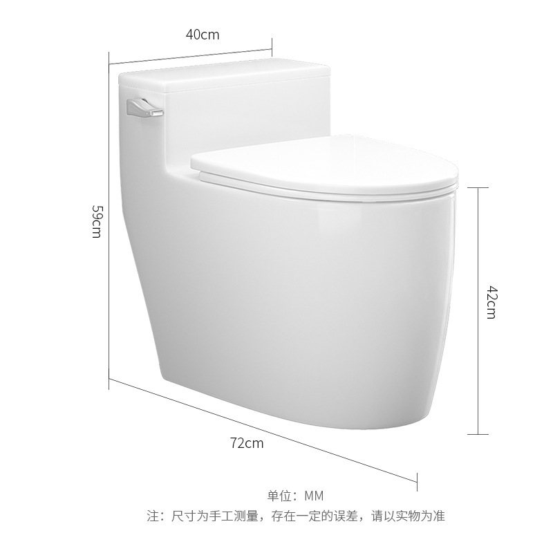 inodoro de gran impulso lateral tipo tipo tubo grande ahorro de agua tipo sifón anti-spillado anti-congelación grietas tipo pequeño asiento de inodoro de casa