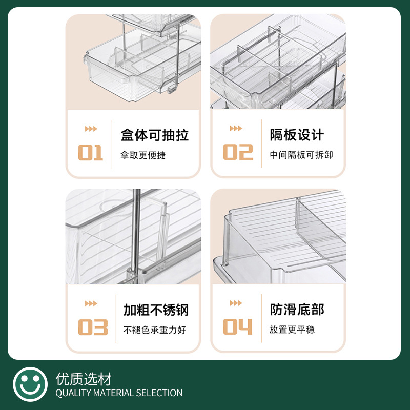 Escritorio de almacenamiento rack Oficina estudiante escritorio almacenamiento rack doble-capa altura aumento almacenamiento rack papelería artículos diversos organización rack