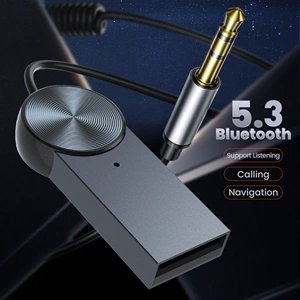 Chuangxiang 5.3 Bluetooth Adapter Avtomobil Qəbuledicisi Aux Səs Kabeli USB Modulu