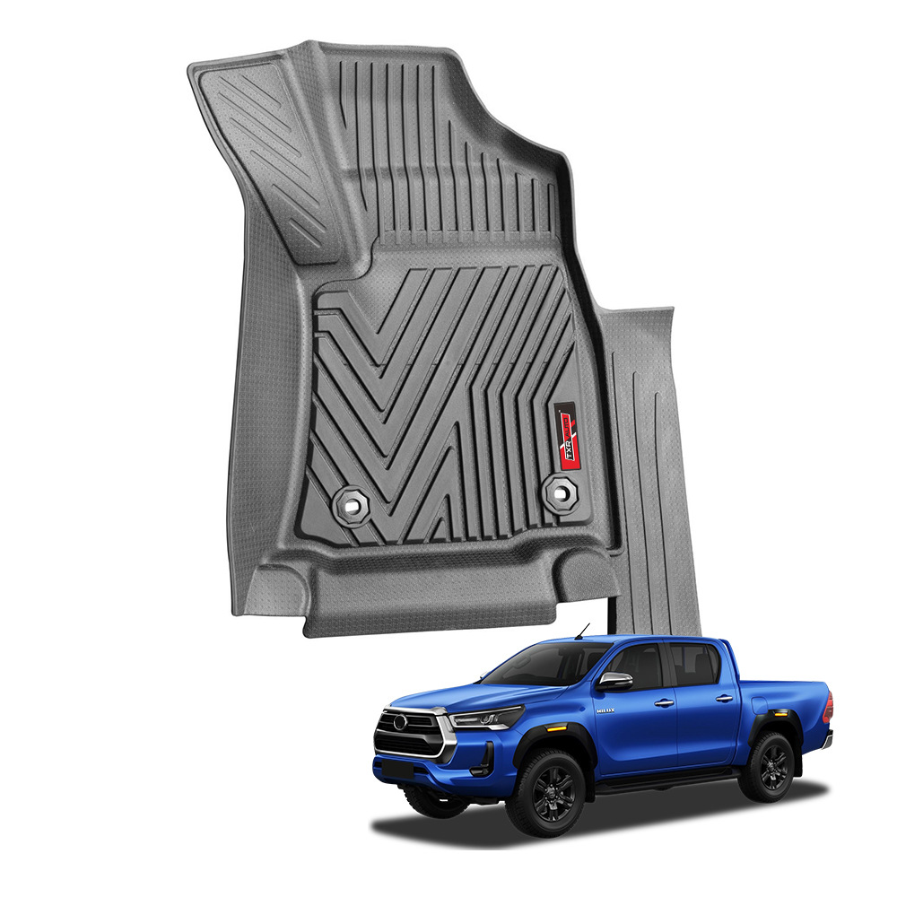 Aplicable Toyota Hilux coche Tpe alfombrilla especial Toyota Hilux Floor Mats