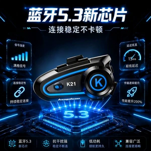 Cool Rider helmet Bluetooth headset for motorcycles and electric scooters, featuring long battery life, waterproof design, noise reduction, and automatic voice assistant activation