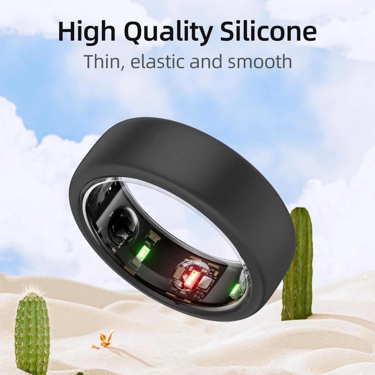 Durable Silicone Protection for Smart Ring