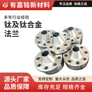 Ta2Ta3 Titanium Flat Weld Flange Connects Various Pipes, Vessels, and Equipment; Titanium Blind Plate; Aerospace Forging Reinforced Structure