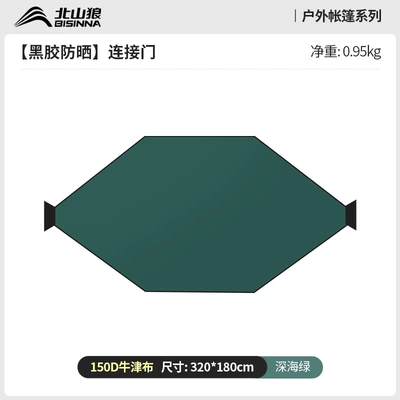 Avtomobil yan çətirləri: Super Space Sun Protection and - connect-door-deep-sea-green-400400210