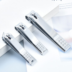 Wholesale Stainless Steel Nail Clippers, Small & Large Sizes, Single-Pack Household Nail Trimmers, Manicure Tools, and Precision-Trimming Nail Scissors