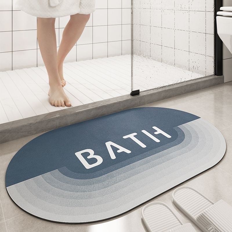 Alfombrilla de baño de barro de diatomeas, alfombrilla de entrada de inodoro, alfombrilla absorbente antideslizante, alfombrilla de puerta, alfombra de baño