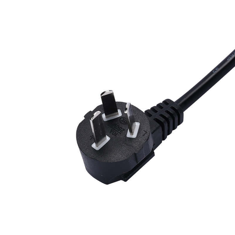 國標三插右彎頭品字尾電源線 電飯鍋台式機顯示器電視機適配器連