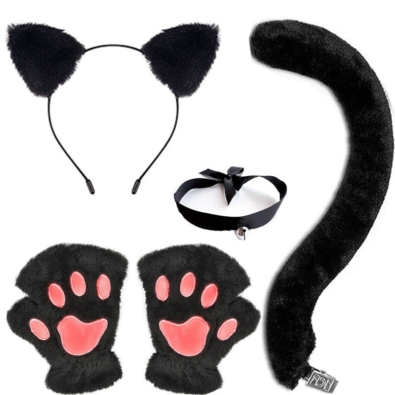 블랙 레이스 목걸이 5종 세트