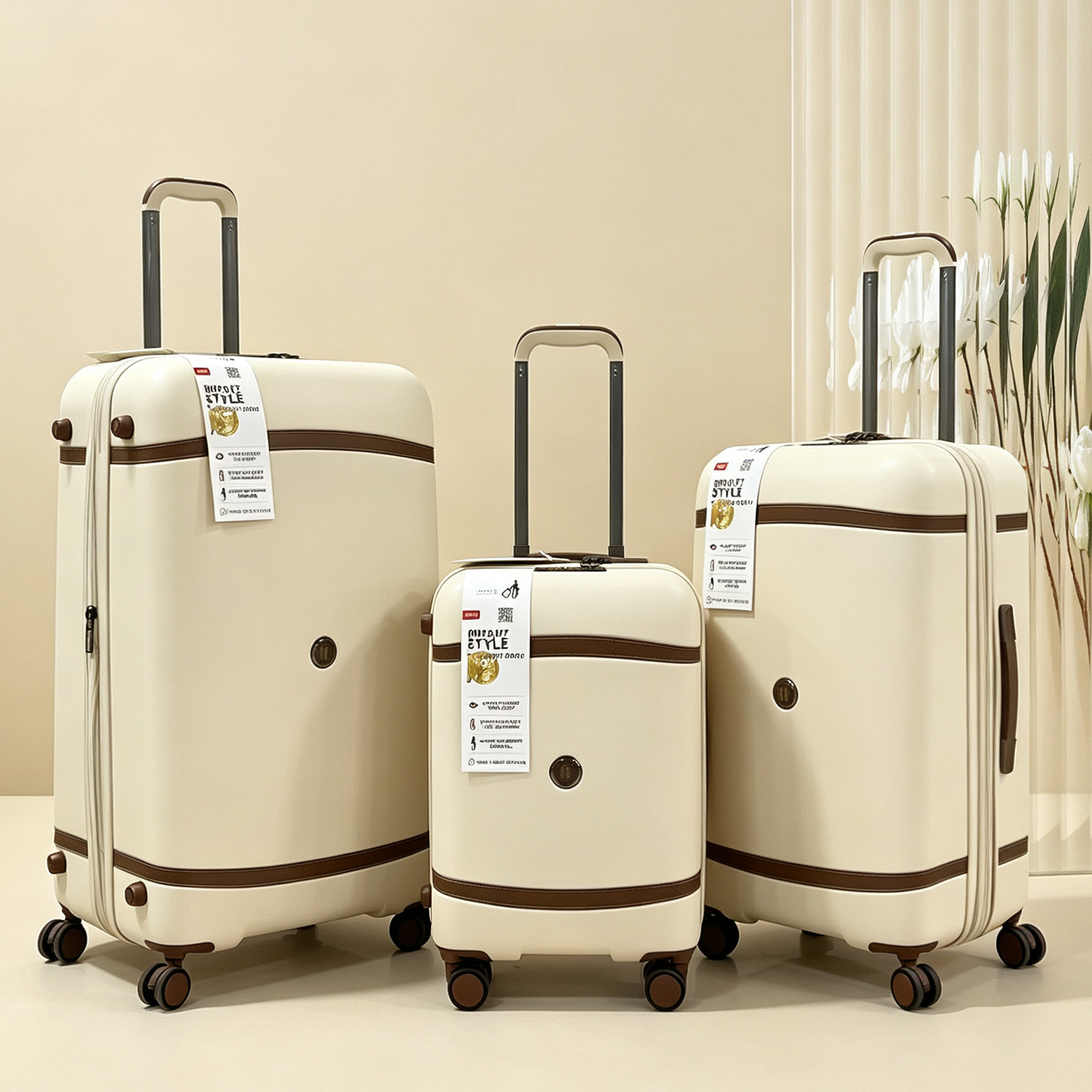 Original manufacturer of retro IT trolley suitcases, 20/25/29 inch, with expansion compartment, TSA customs lock, explosion-proof zipper.