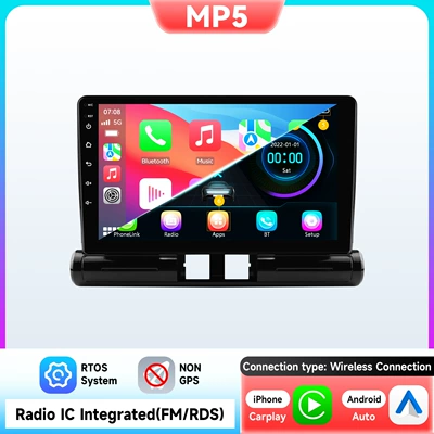 Cross-border goods 9 inches suitable for Citroen C3 car 17-23 car Bluetooth Android large screen navigation GPS (DVD Navigation) - mp5-rds-fm-carplay-9inch-suitable-for-17-23-citroen-c3