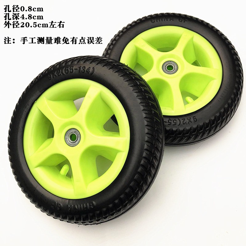 Accesorios de automóviles infantiles ruedas tricicletas infantiles cochecito de bebé auto-bicicleta neumáticos traseros espuma ruedas delanteras