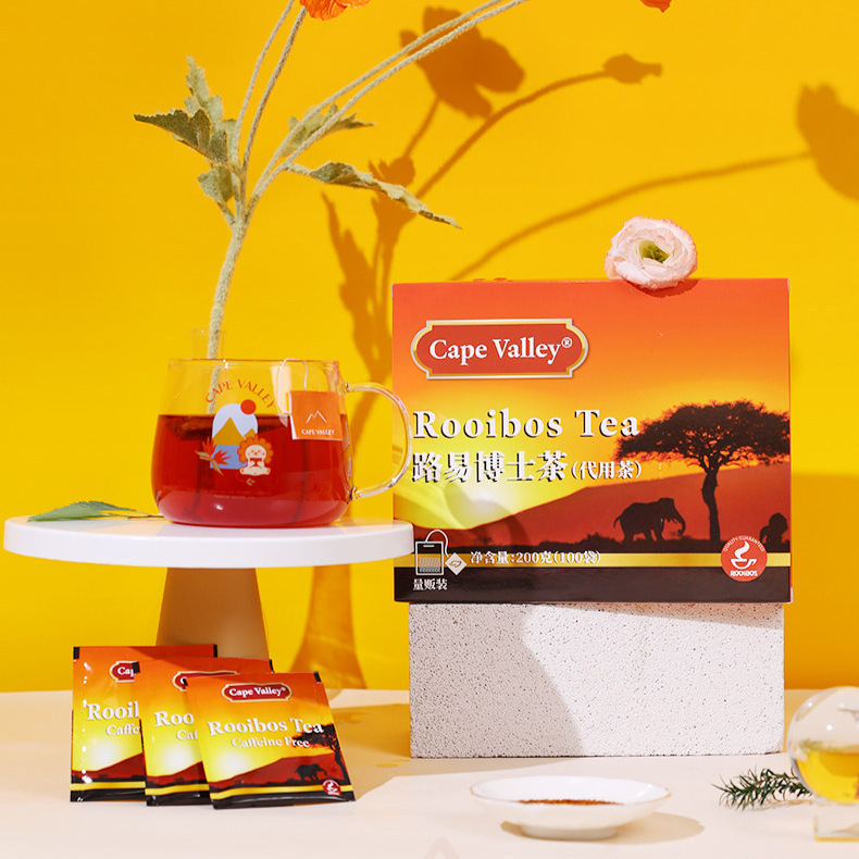 National Treasure R Bos Premium Packaged Black Tea Dr. Rooibos South African Valley Tea Golden Bird of Paradise Tea