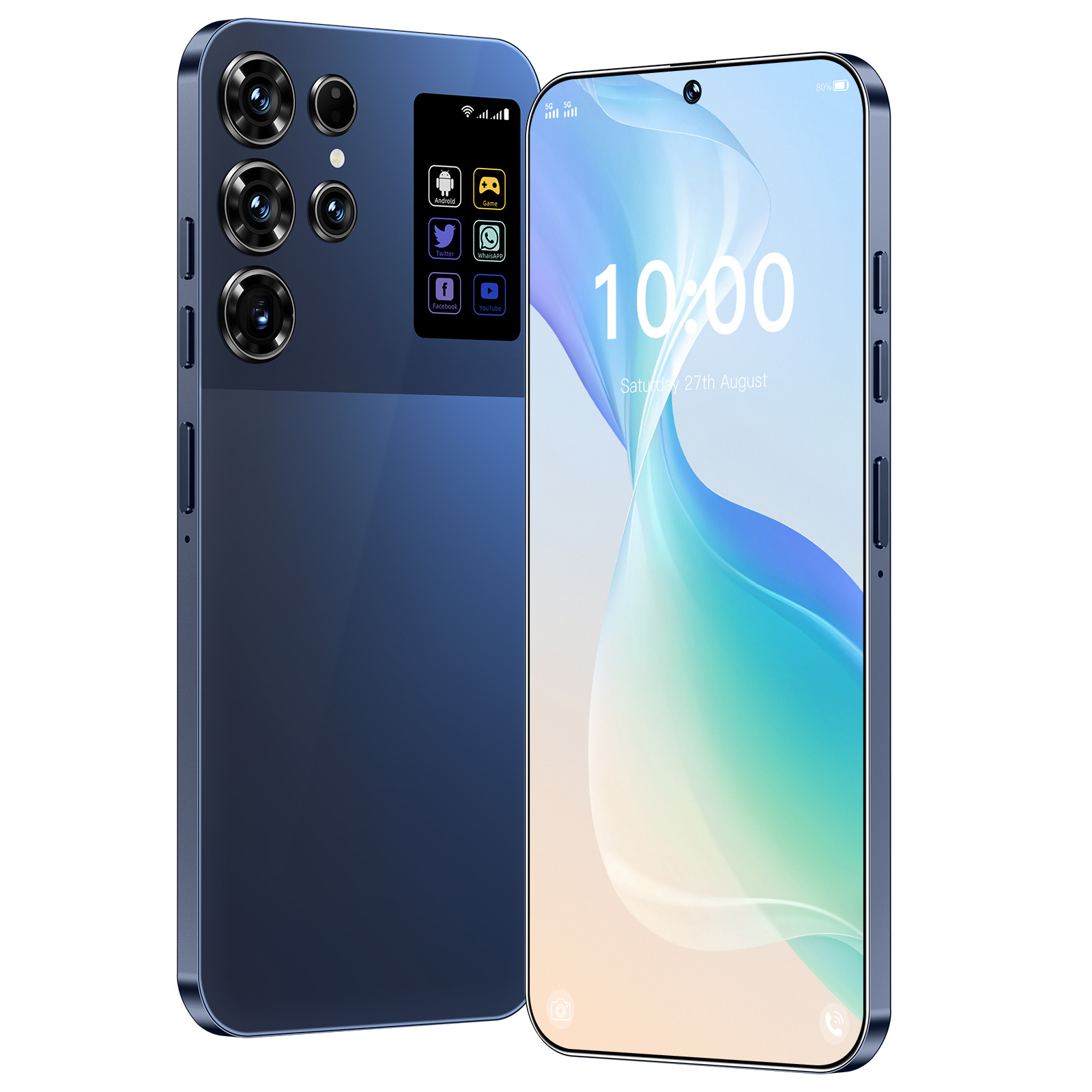 S26Ultra teléfono móvil transfronterizo 16 + 1T Android 7.3 pulgadas gran pantalla de comercio exterior fabricante de teléfonos inteligentes fuente TK