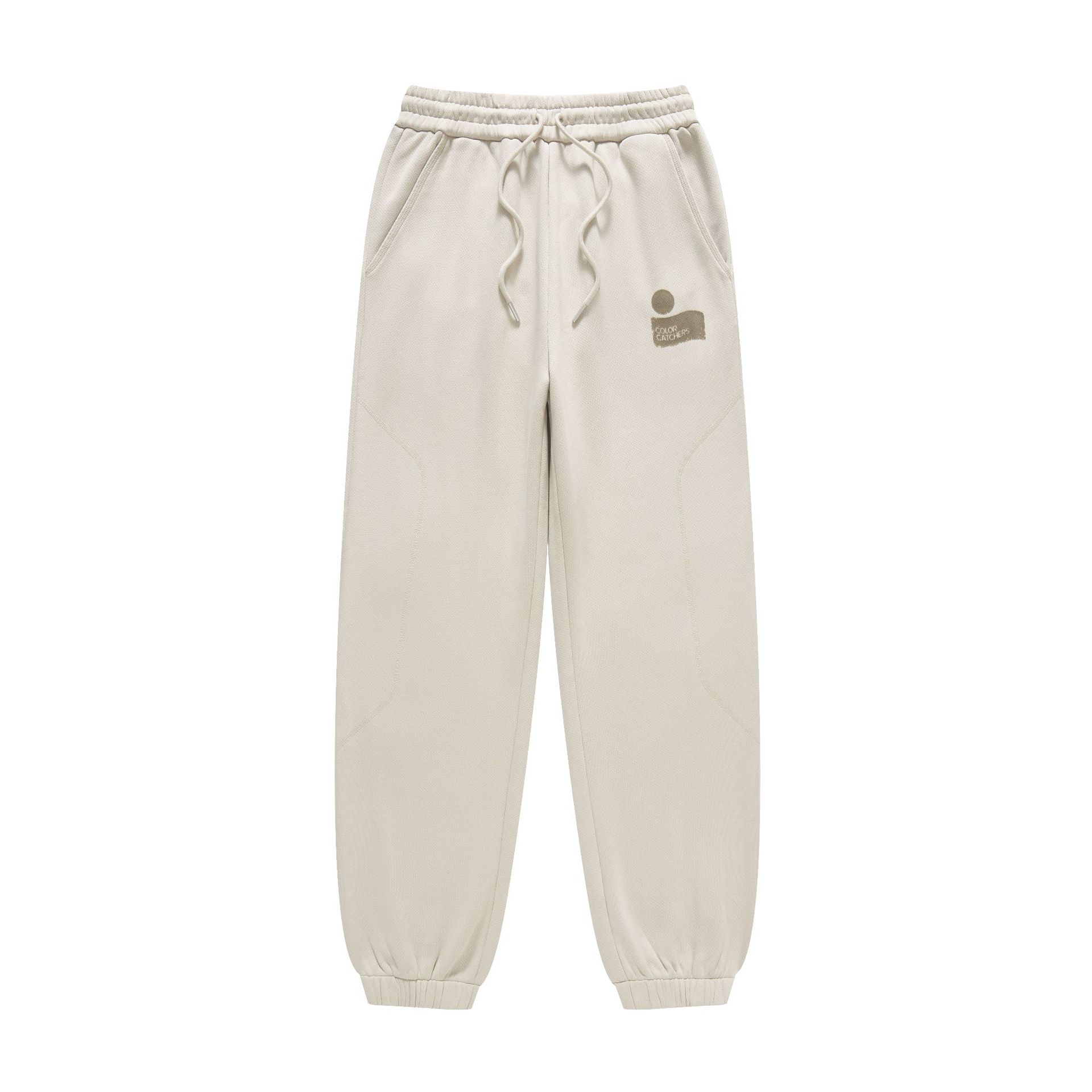 束脚卫裤定制冬季菠萝雅绒420g加厚休闲男 长裤抽绳拼接宽松潮牌