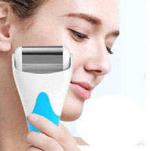 跨境专供iceroller不锈钢滚轮面部冰敷热敷按摩家用美容仪导入仪