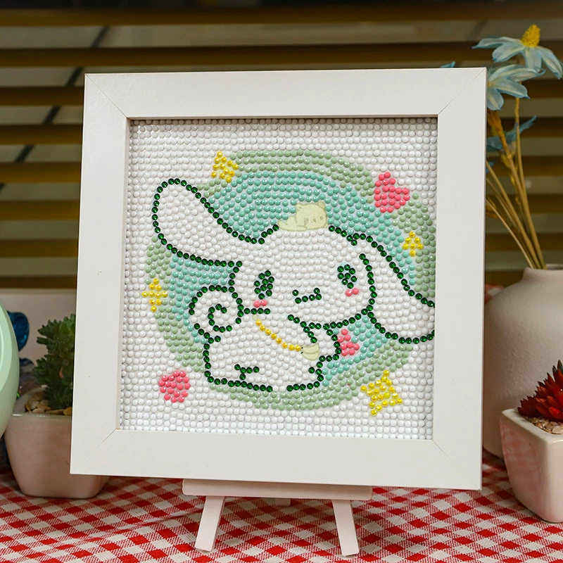 Набор для алмазной вышивки (Sanrio) Пикачу в раме, 17×17 см, комплект для полного стежка DIY