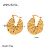 Earrings stainless steel, design accessory, Amazon, 750 sample gold, wholesale