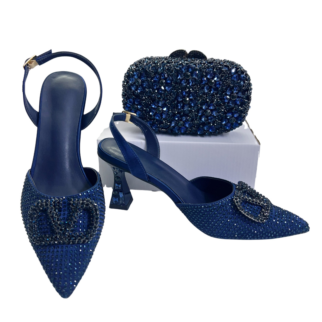Zapatos de estilo italiano nuevos zapatos de tacones altos de lujo con diamantes zapatos de banquete de mujer zapatos de punta de mujer image 13