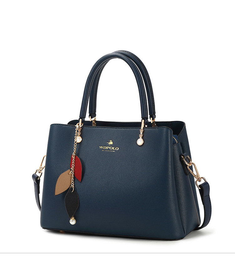 Square Shape Women's Medium Pu Leather Solid Color Elegant Vintage Style Square Zipper Handbag