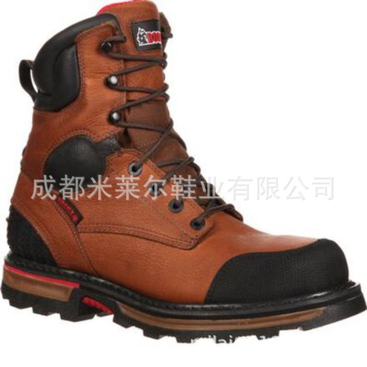 Estación independiente transfronteriza comercio exterior nueva cabeza cuadrada botas de cuero masculinas europeas y americanas botas de trabajo zapatos de cuero masculinos al aire libre botas de Martín de gran tamaño image 5