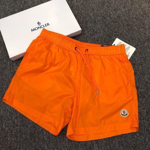 Cross-Border m Brand Candy-Colored Classic Sports Beach Shorts Casual Thin Summer Quick-Dry Three-Point Shorts Men's Thick Shorts