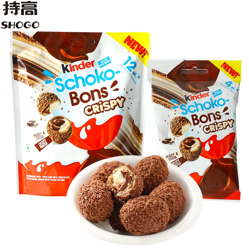 Шоколадные хрустящие шарики Kinder Schoko‑Bons, какао‑крем, несколько вариантов упаковки