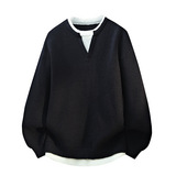 MY7446P522026年秋冬青少年宽松型圆领长袖针织衫运动风格，男装针织衫/毛衣，星座614