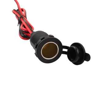 12v waterproof car cigarette lighter socket wiring 100CM car boat motorcycle tractor power socket accessories