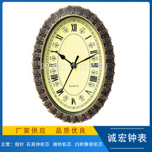 现货供应163mm指针式工艺表头嵌入式工艺表头 长方形仿古钟头钟胆