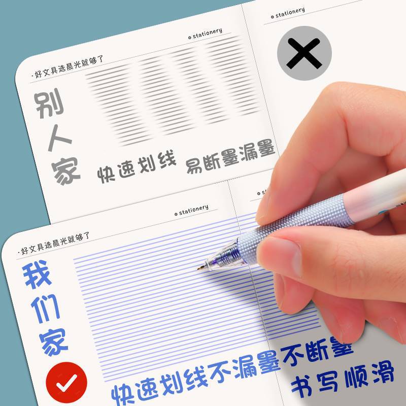 朝の光の熱は中性ペンの学生を拭くことができます。|undefined