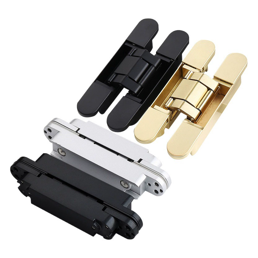 Трехмерная Регулировка Скрытый шарнир крест невидимая дверь складной дверной шарнир скрытый шарнир мебельный шарнир из цинкового сплава