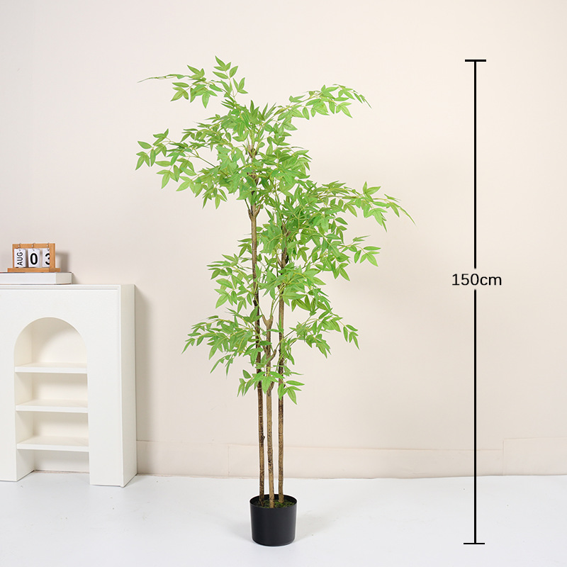 Nuevo bambú Nantian-150cm (viene con un lavabo inferior negro)