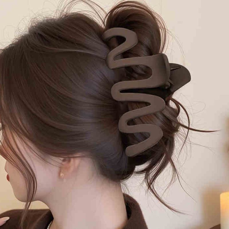 女性用ヘアピン、高級感のある韓国東大門と同じスタイルのヘアピン、後頭部のシャーククリップ、女性用ヘアアクセサリー|undefined