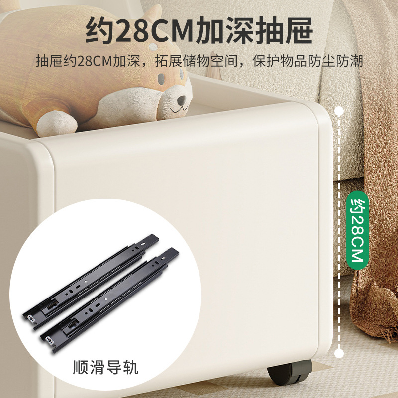 Cream viento móvil mesas de té sofá pequeño gabinete creativo en línea salón lado de varios nórdicos simple carro pequeño