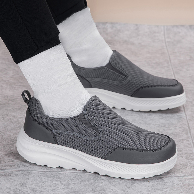 Elderly Men's Shoes for Spring and Autumn, Non-Slip Soft-Soled Sports Shoes, Lightweight and Breathable Dad Shoes, Comfortable Walking Shoes for Middle-Aged and Elderly People Elderly Men's Shoes for Spring and Autumn, Non-Slip Soft-Soled Sports Shoes, Lightweight and Breathable Dad Shoes, Comfortable Walking Shoes for Middle-Aged and Elderly People