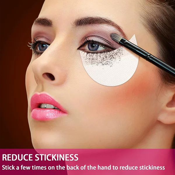 Cross-border Eye Shadow Paste Eyeliner Paste Grafting Eyelash Isolation Sticker Non-woven Isolation Eye Paste Eyelash Unloading Tool