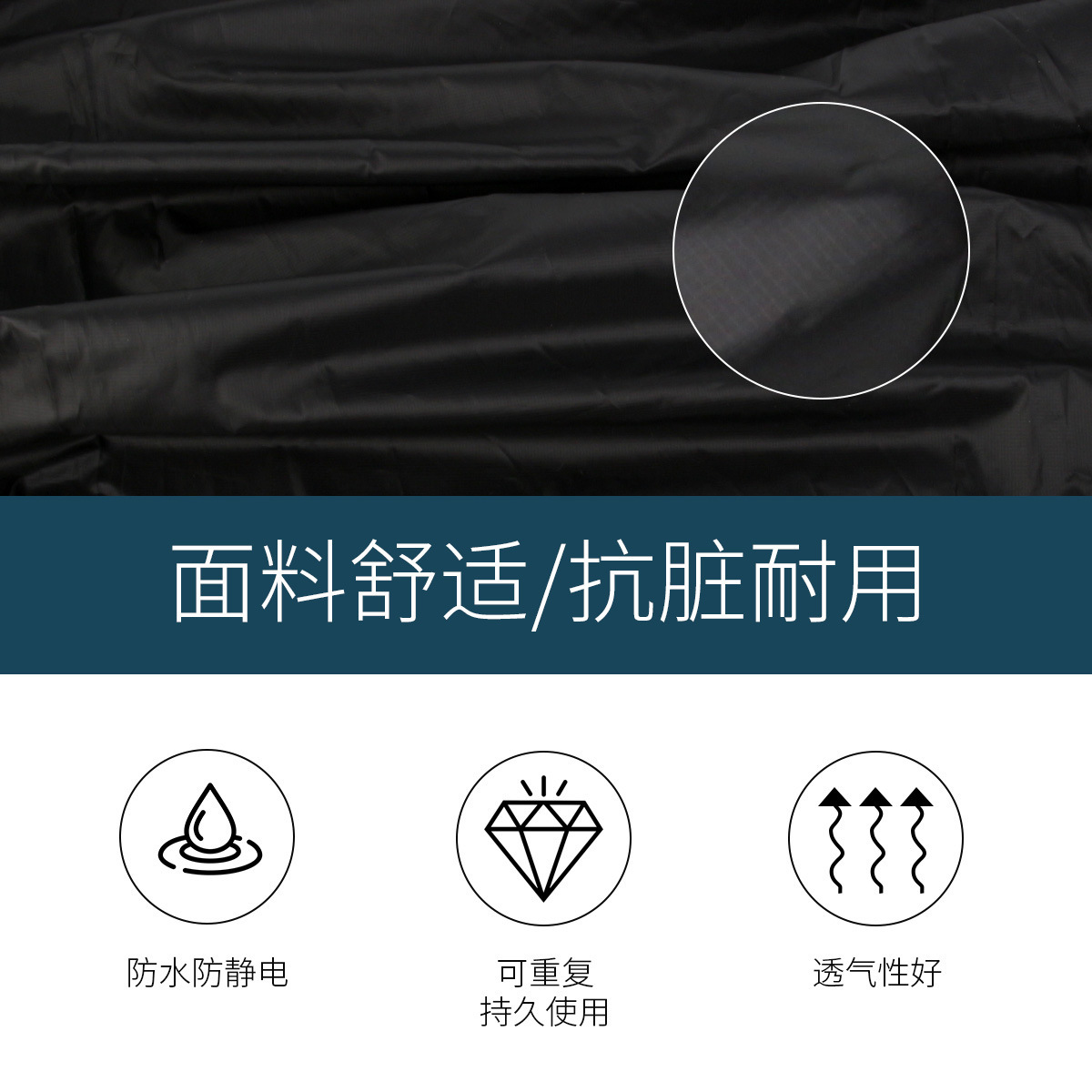 Peluquería para hombres de venta caliente transfronteriza, afeitado, afeitado, afeitado, peinado, tela, cabello que no se pega, tinte, ropa de peluquería permanente