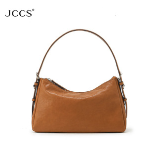 Vintage Artistic Genuine Leather Crossbody Bag for Women, New Casual Lazy Style, Large Capacity Shoulder Underarm Bag