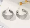 Silver earrings