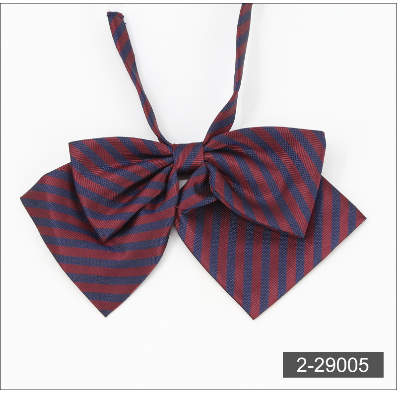 JK领结韩版休闲羽根女生蝴蝶结 纯色尖角领花 女士领结领花 批发详情15