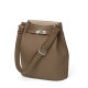 New Togo first layer cowhide bucket bag casual shoulder SoKelly genuine leather horseshoe shoulder handbag for women