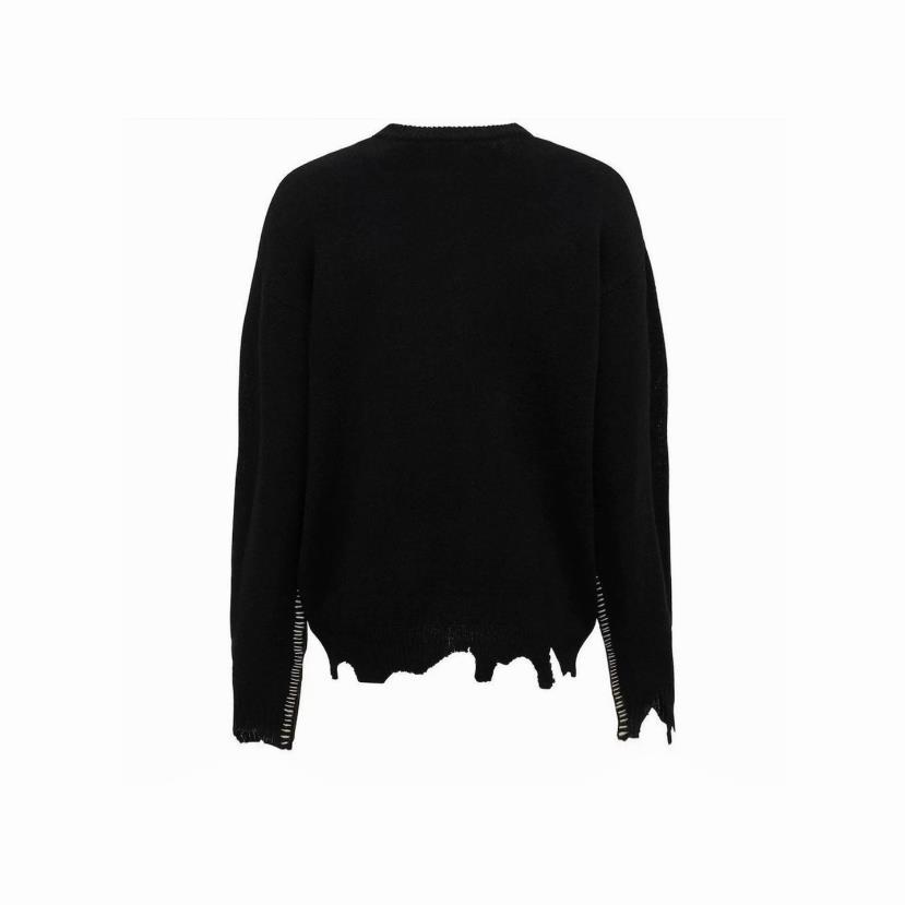 Pull unisexe col rond distressed style hip hop tendance_voghion.com